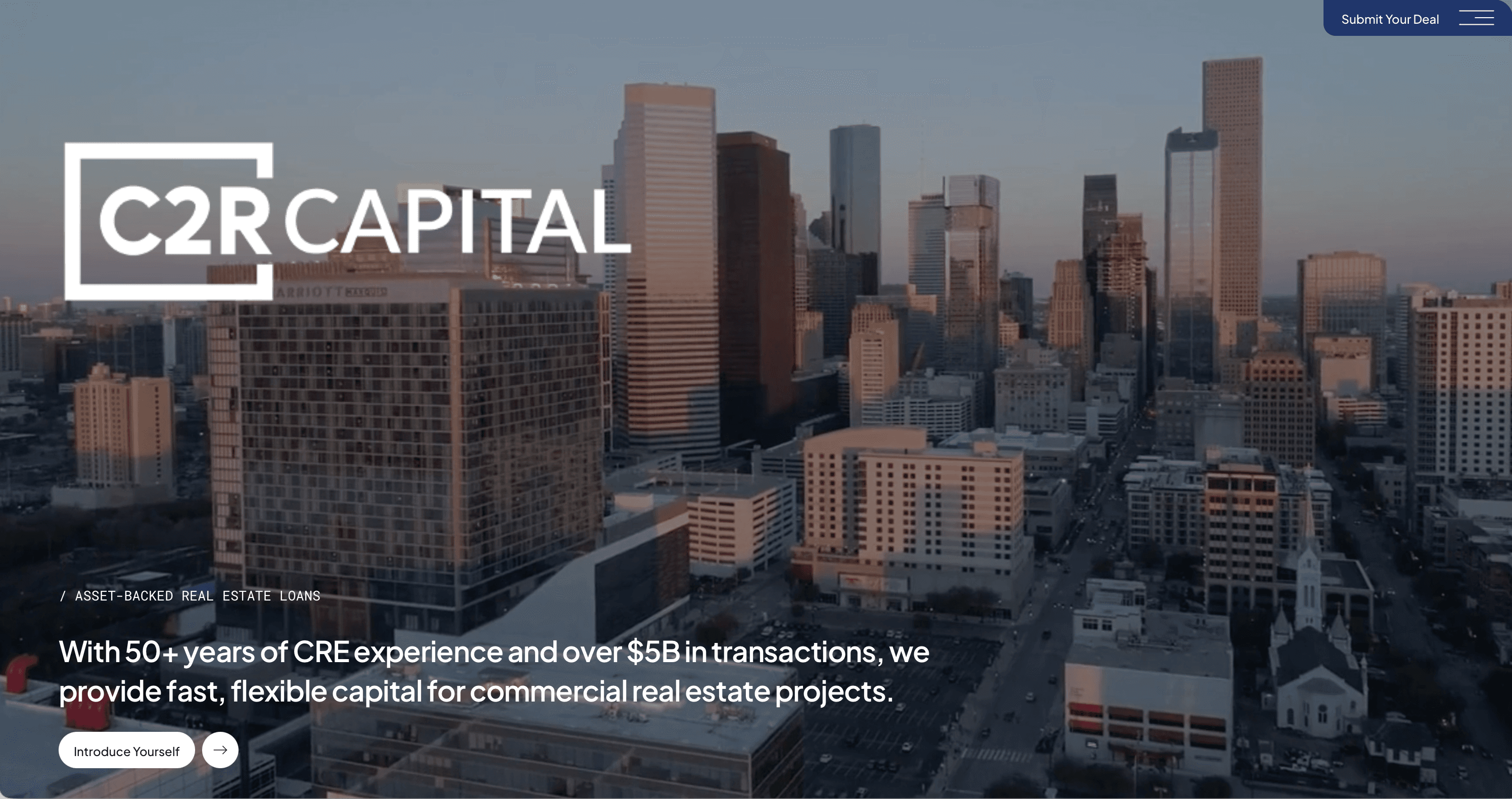 C2R Capital website